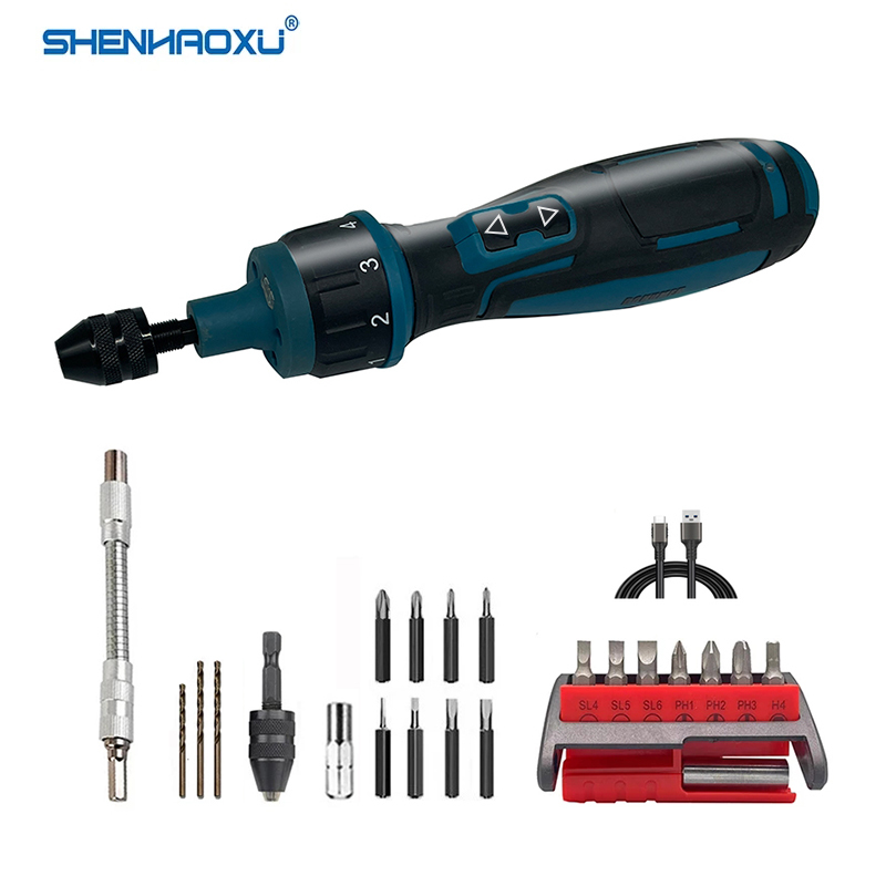 Electric Screwdriver Rechargeable Usb - ไขควงไฟฟ้าไร้สายแบบชาร์จไฟได้มินิสว่านชุดเครื่องมือไฟฟ้ามัลติฟังก์ชั่นสว่านไฟฟ้าชุดชุดบํารุงรักษาในครัวเรือน