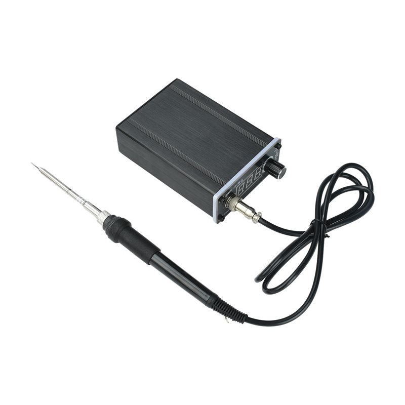 Digital Soldering Station T12 - ABYN-ดิจิตอล T12 ชุดสถานีหัวแร้งบัดกรีจอแสดงผลดิจิตอล 180-480 ℃ ปลั๊กไฟ