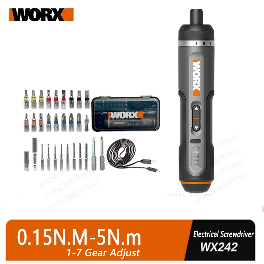 Electric Screwdriver Rechargeable Usb - WORX WX242 4V ไขควงไฟฟ้าชุดสมาร์ทไขควงไฟฟ้าไร้สาย USB ชาร์จ