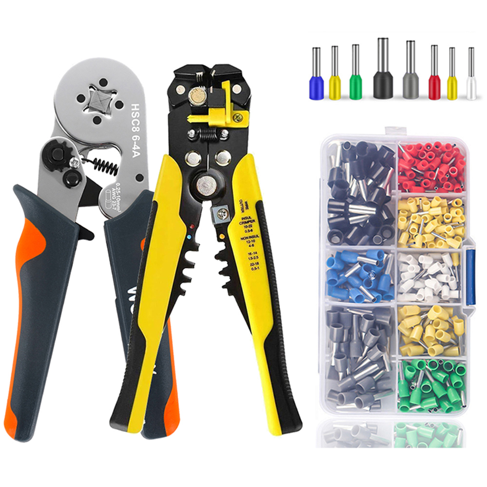 Automatic Wire Stripper Cutter - เครื่องมือปอกสายไฟ คีมอเนกประสงค์ 5 in 1 แบบอัตโนมัติ