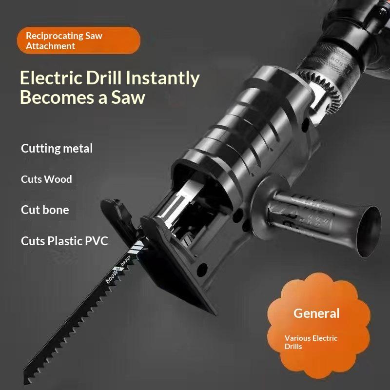 ♥ อะแดปเตอร์แปลงสว่านไฟฟ้าเป็น - Reciprocating Saw Attachment Drill บทวิจารณ์และราคา