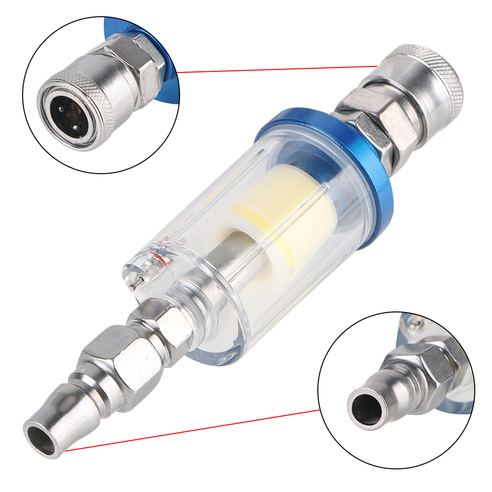 ชุดกรองน้ำมันและน้ำสำหรับเครื่ - Airbrush Kit With Mini Compressor บทวิจารณ์และราคา