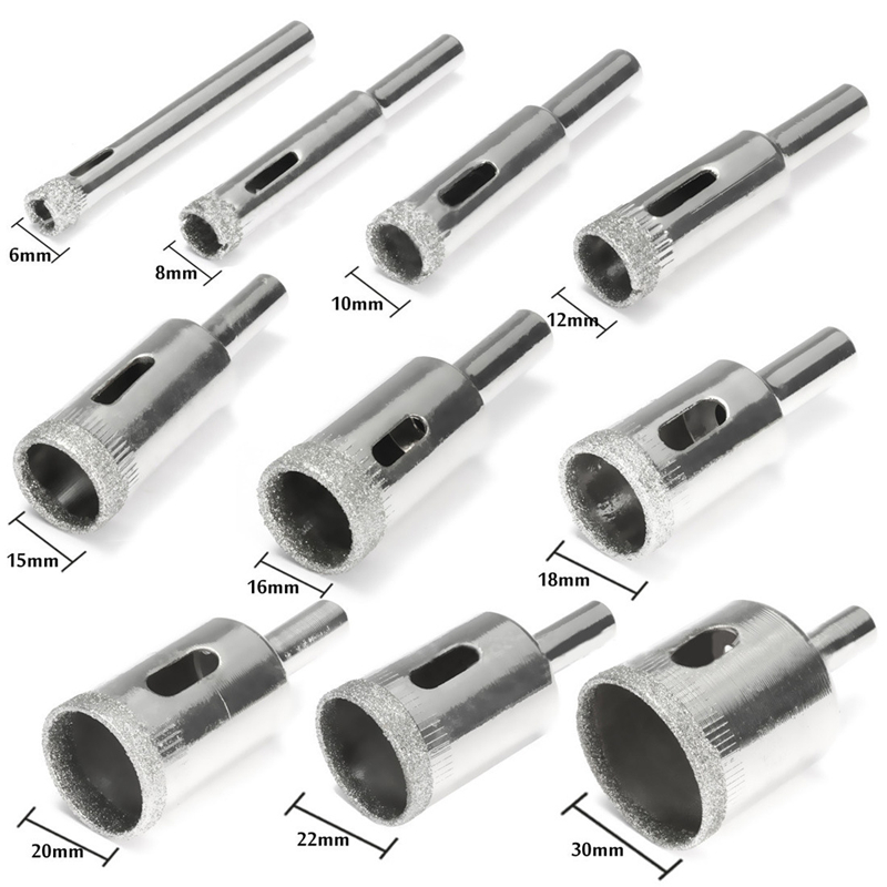 10/15pcs ชุดเจาะกระเบื้องชุด B - Reciprocating Saw Attachment Drill บทวิจารณ์และราคา