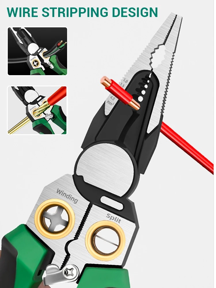 เครื่องทดสอบแรงดันไฟฟ้า 8-in-1 - Automatic Wire Stripper Cutter บทวิจารณ์และราคา
