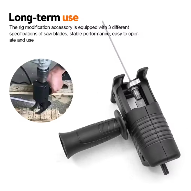 อุปกรณ์เสริมสำหรับสว่านไฟฟ้าแบ - Reciprocating Saw Attachment Drill บทวิจารณ์และราคา
