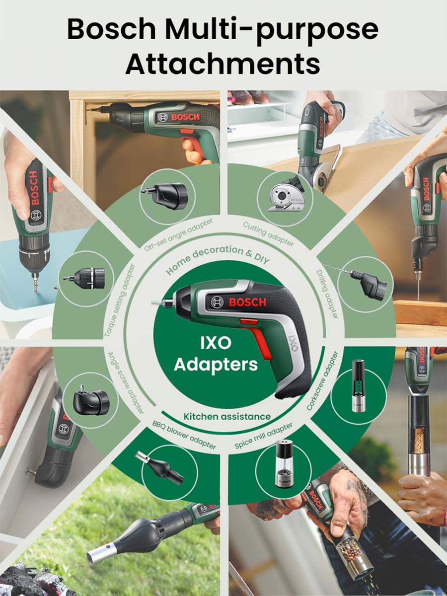 บ๊อชไขควงไฟฟ้าไร้สาย IXO7 USB  - Electric Screwdriver Rechargeable Usb บทวิจารณ์และราคา