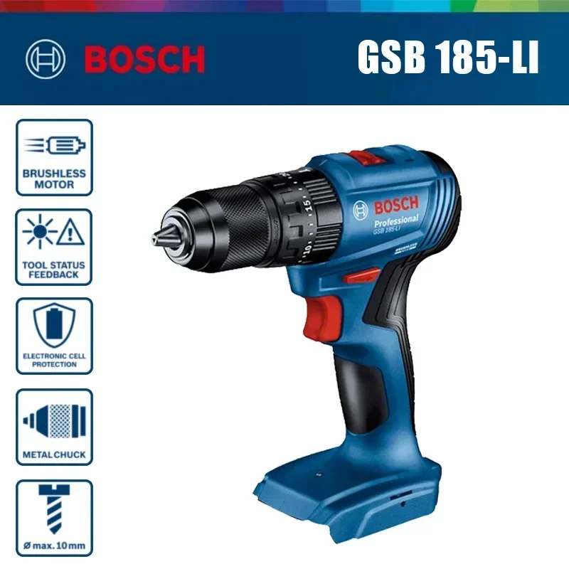 สว่านกระแทกไร้สายแบบมอเตอร์ไร้ - Brushless Cordless Electric Drill 18V บทวิจารณ์และราคา