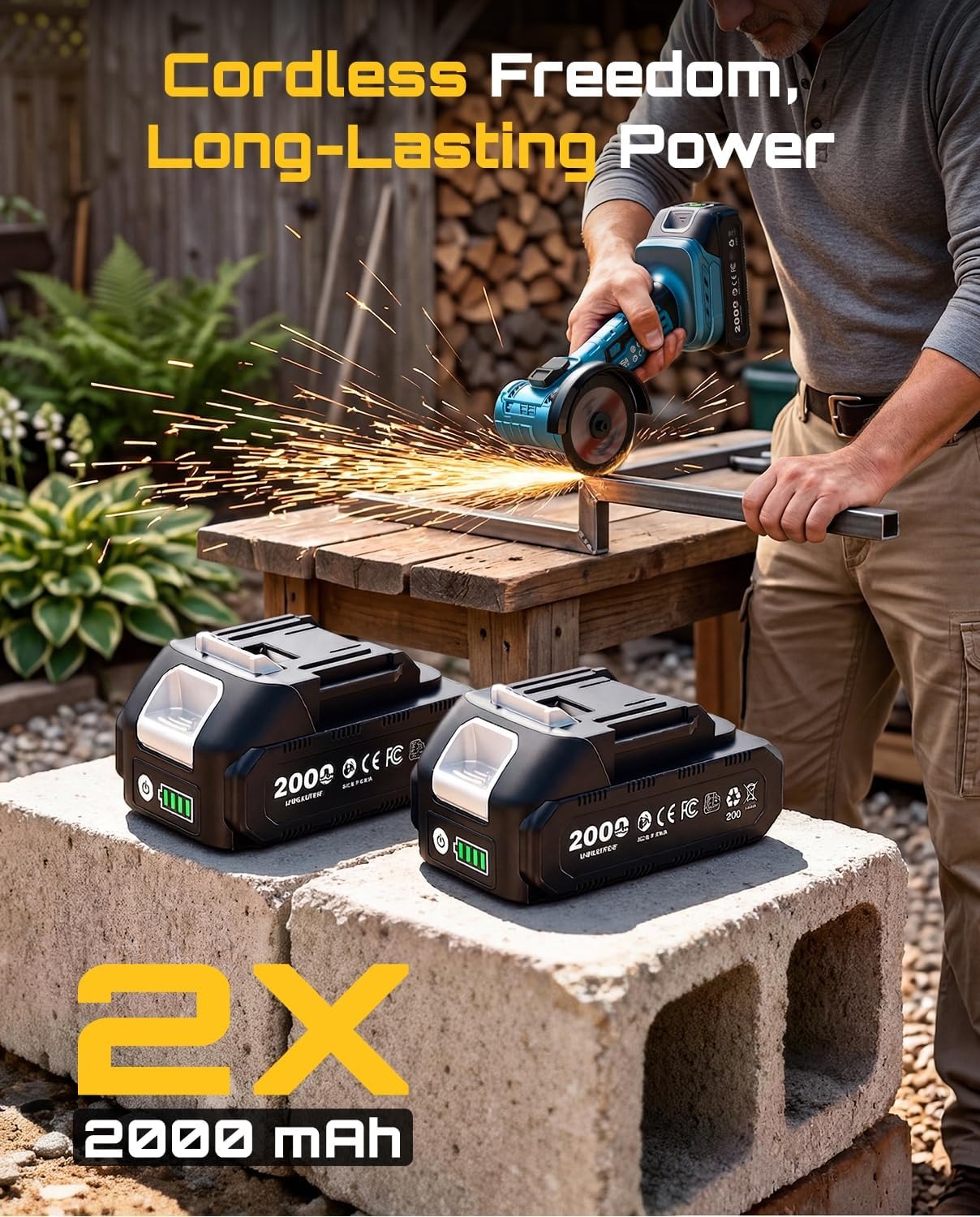 SEESII เครื่องเจียรมุมไร้สายขน - Brushless Angle Grinder Battery Powered บทวิจารณ์และราคา