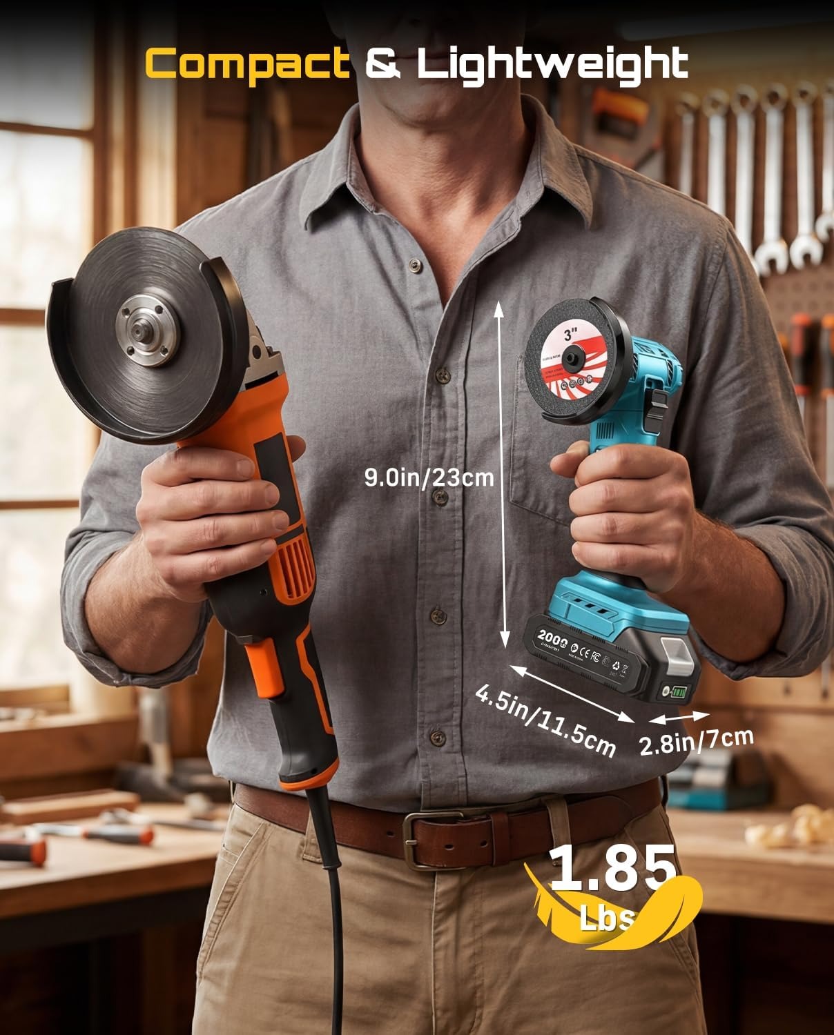 SEESII เครื่องเจียรมุมไร้สายขน - Brushless Angle Grinder Battery Powered บทวิจารณ์และราคา