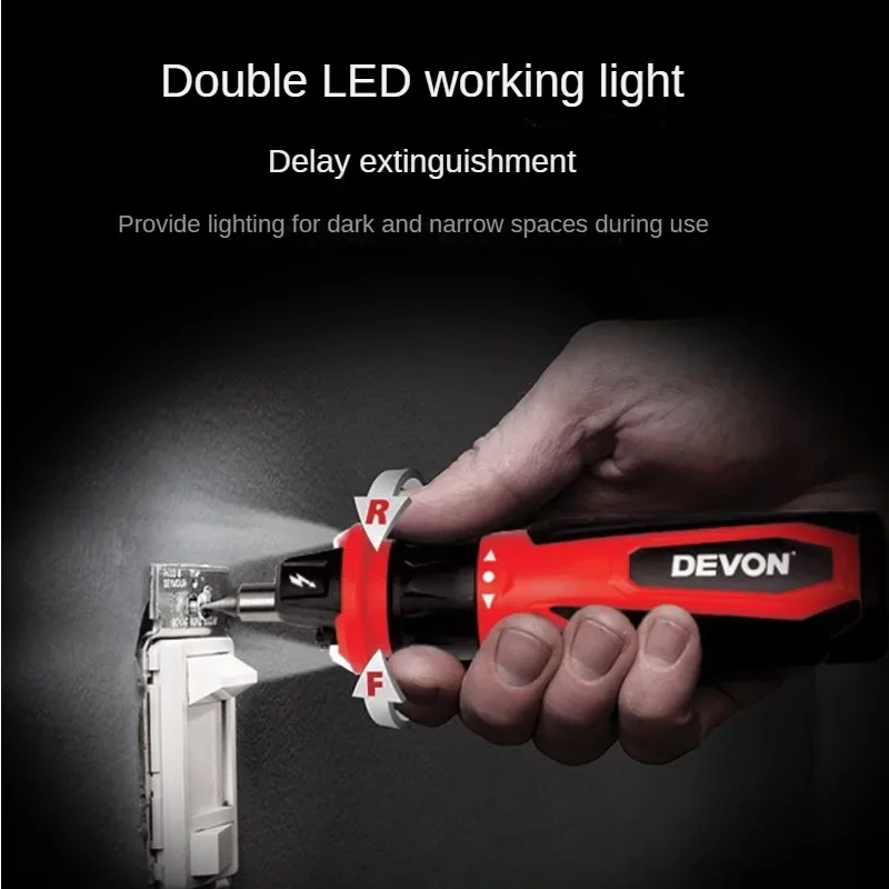 Devon ชุดไขควงไฟฟ้าขนาดเล็ก4V, - Electric Screwdriver Rechargeable Usb บทวิจารณ์และราคา