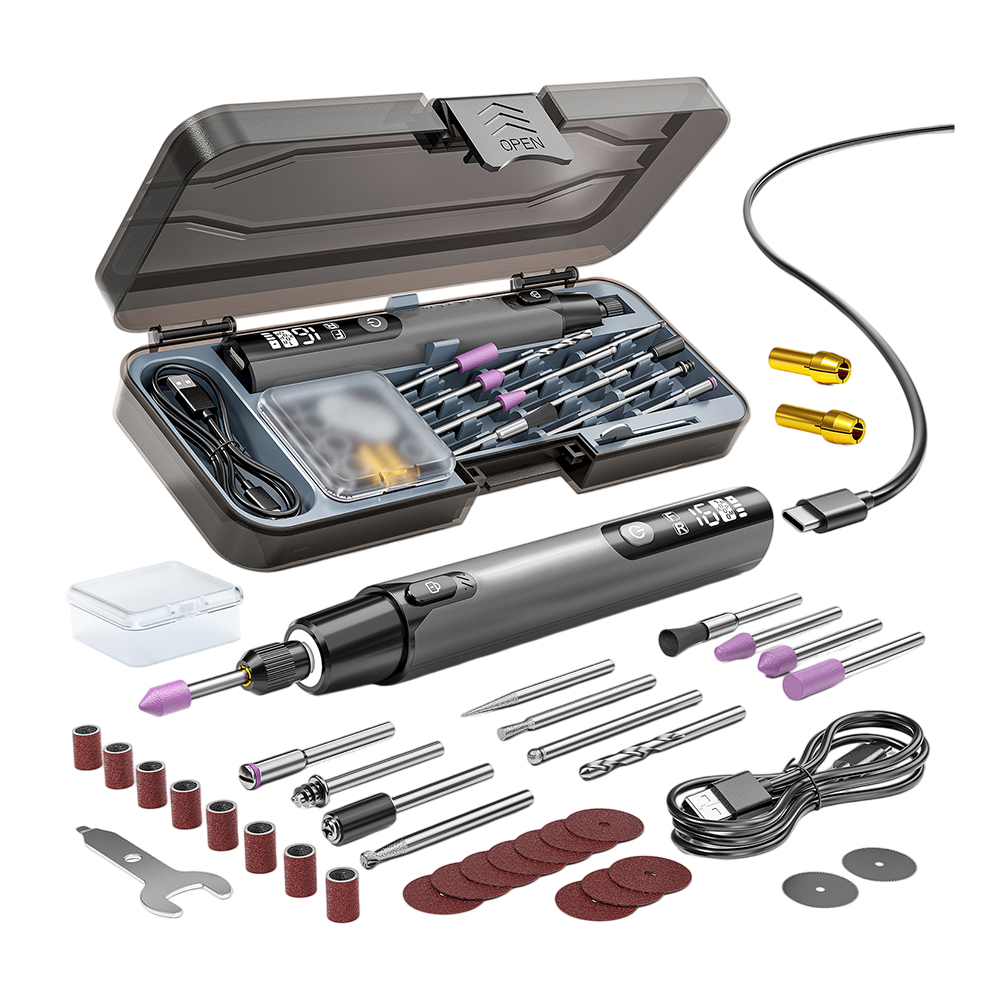 ชุดเครื่องมือไร้สายแบบโรตารี่พ - Cordless Rotary Tool Kit Accessories บทวิจารณ์และราคา