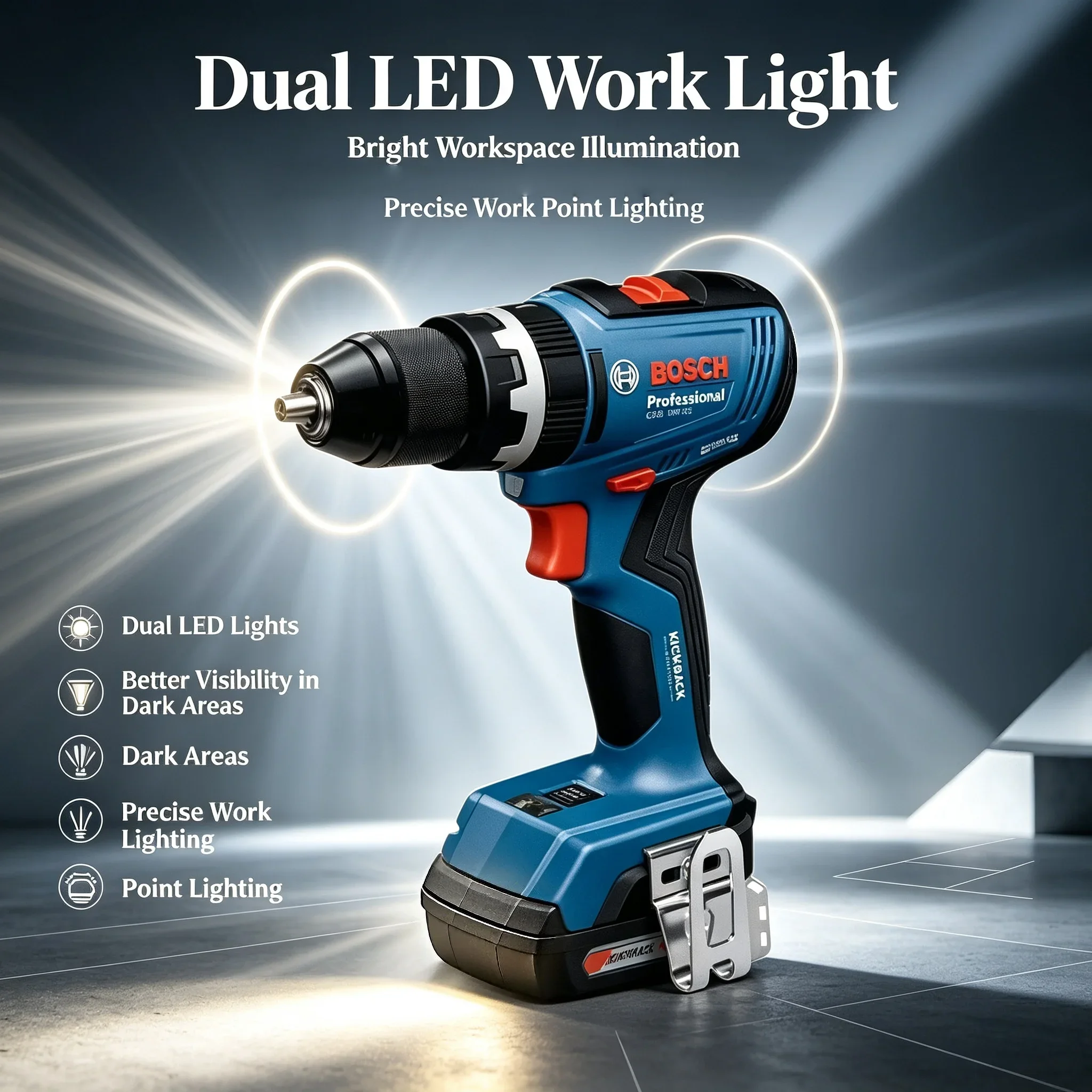 BOSCH GSB 18V-65 สว่านไร้สายแบ - Brushless Cordless Electric Drill 18V บทวิจารณ์และราคา