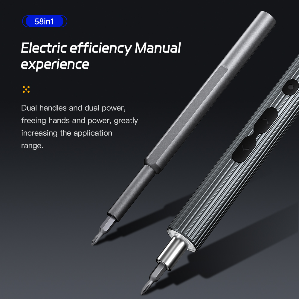 58 in 1 ไขควงไฟฟ้าชุดเครื่องมื - Electric Screwdriver Rechargeable Usb บทวิจารณ์และราคา
