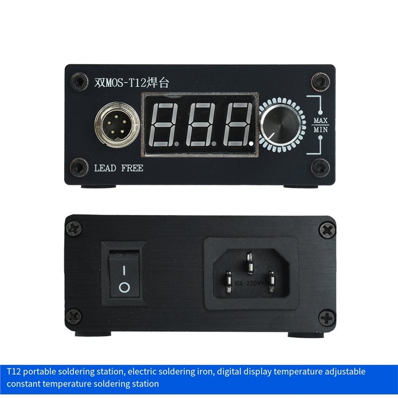 [ใหม่!ABAG】 ชุดสถานีหัวแร้งบัด - Digital Soldering Station T12 บทวิจารณ์และราคา