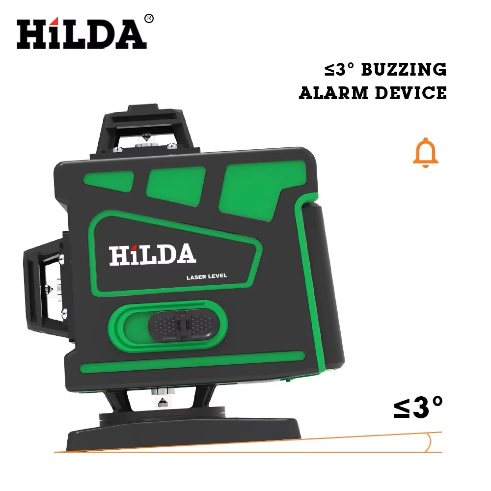 HILDA เครื่องวัดระดับเลเซอร์ 4 - Laser Level 16 Lines 4D Green บทวิจารณ์และราคา