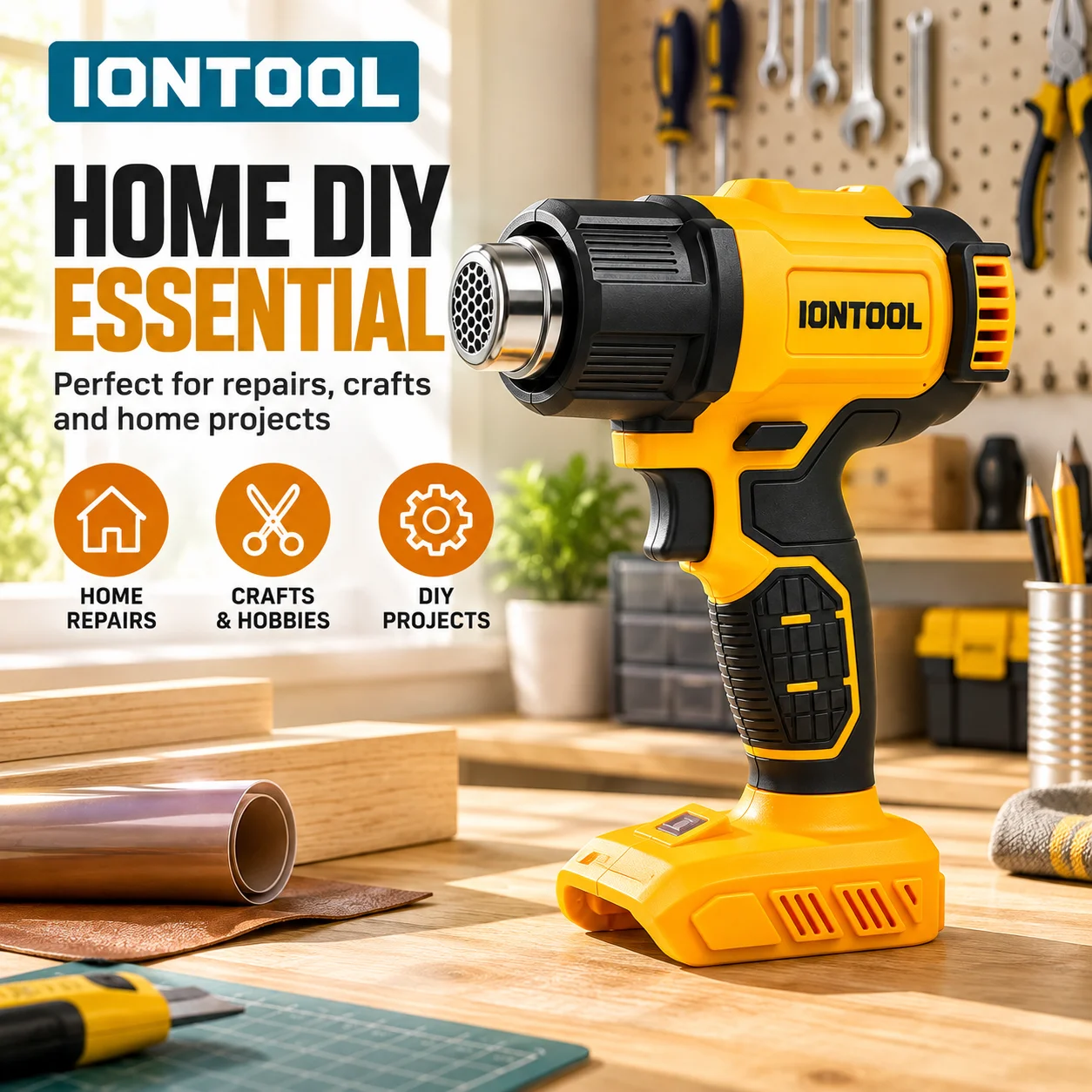ไอออนทูล ปืนลมร้อนไร้สายไร้แปร - Cordless Heat Gun For Shrink Tubing บทวิจารณ์และราคา