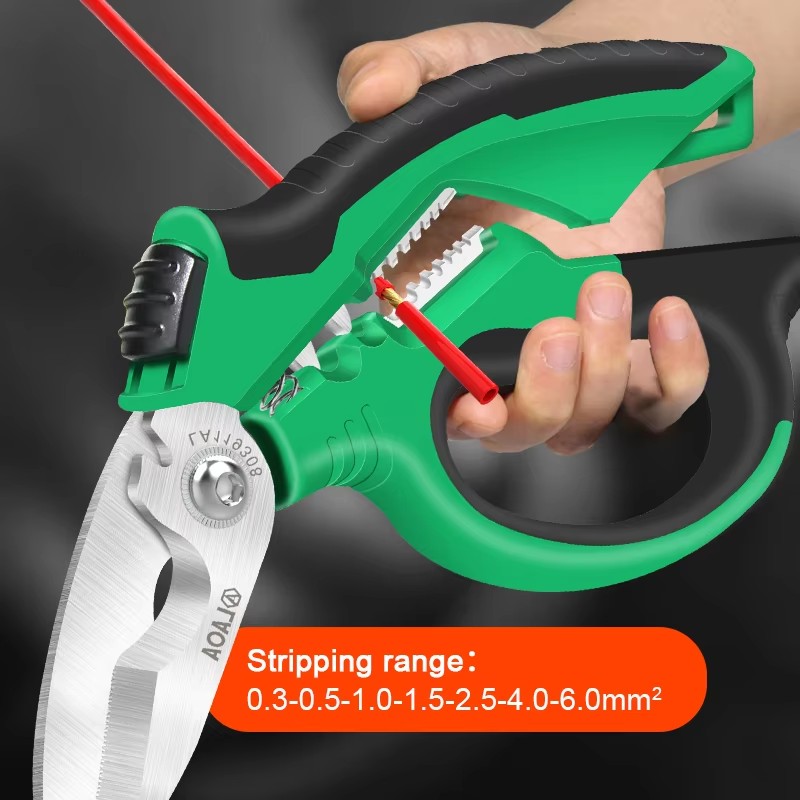 กรรไกรช่างไฟฟ้า LAOA ขนาด 6/7/ - Automatic Wire Stripper Cutter บทวิจารณ์และราคา