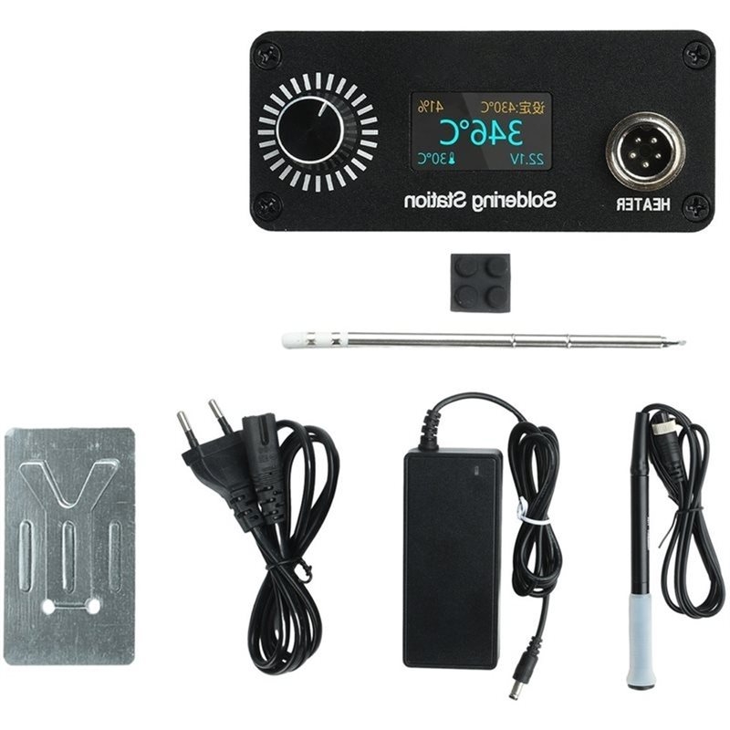 สถานีบัดกรีดิจิตอล B03C-T12 แบ - Digital Soldering Station T12 บทวิจารณ์และราคา